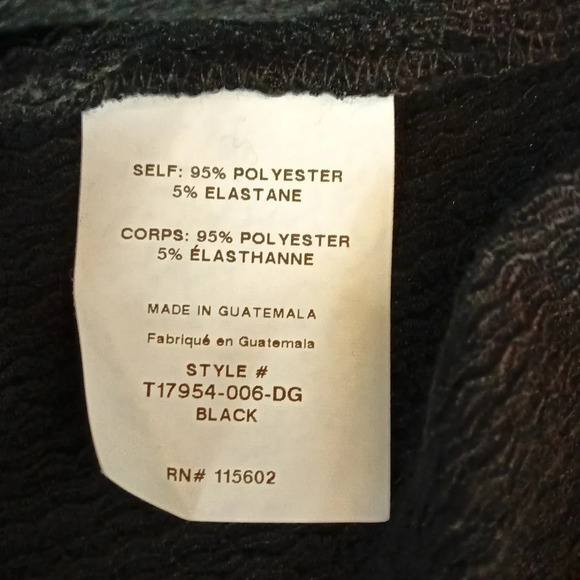 New Lush crinkle textured long sleeve top with gold accent buttons sz S - Picture 9 of 9